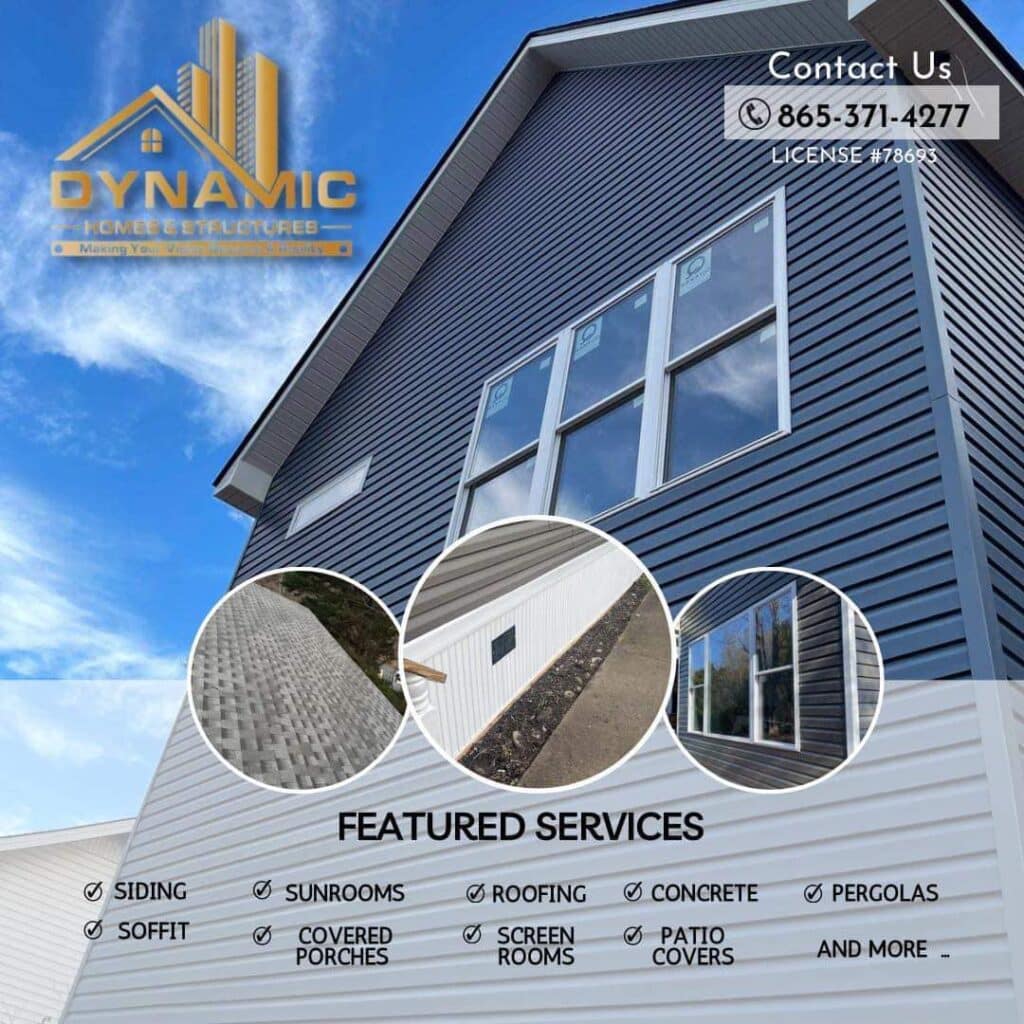 Dynamic Homes & Structures Featured Services Flyer